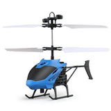 Flying Mini RC Infraed Induction Helicopter Aircraft Flashing Light Toys For Kid - gaudely