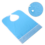 Waterproof Adult Mealtime Bib Protector Aid Apron - gaudely