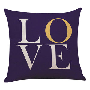 Home Decor Cushion Cover Love Geometry Throw Pillowcase Pillow Covers NEW - gaudely